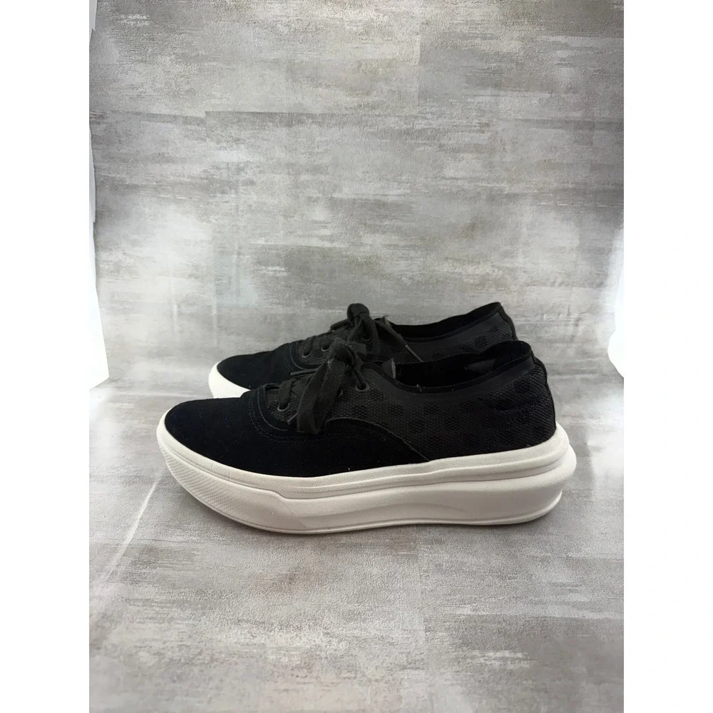 Vans UltraRange EXO Black White Red Low Top Platform Sneakers Mens 9 Womens 10.5